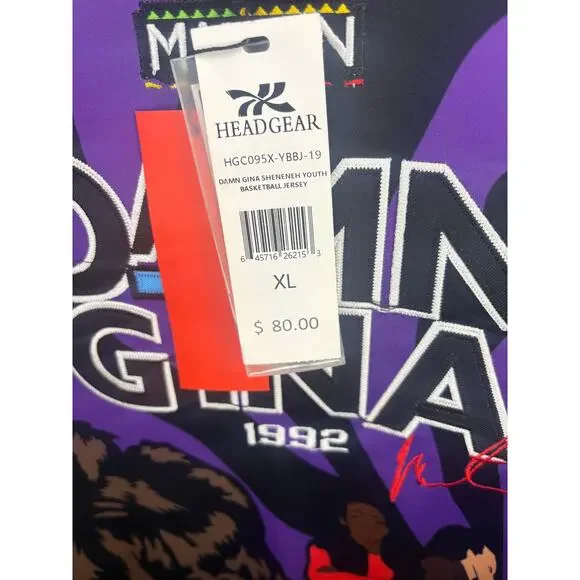 NWT Sz. XL - Martin Themed Jacket & Basketball Jersey - Picture 4 of 8